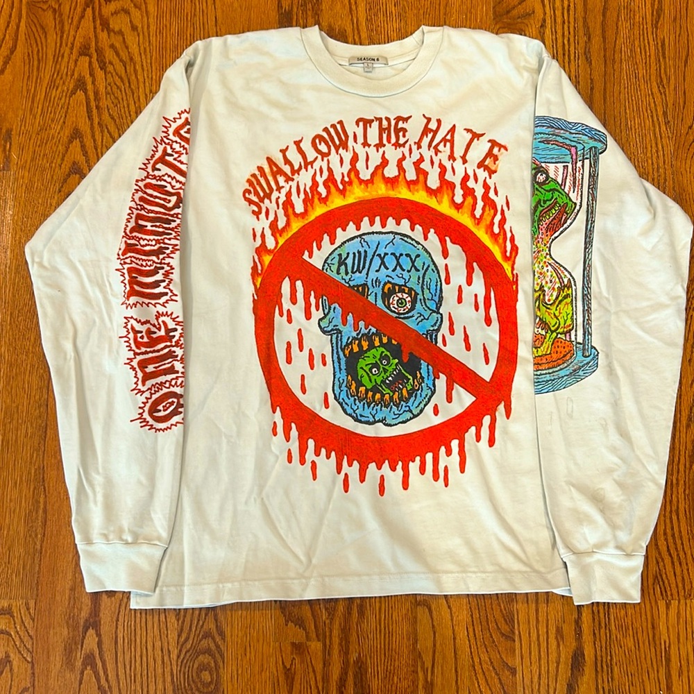 Yeezy Season 6  XXXTentacion - Swallow The Hate Long Sleeve